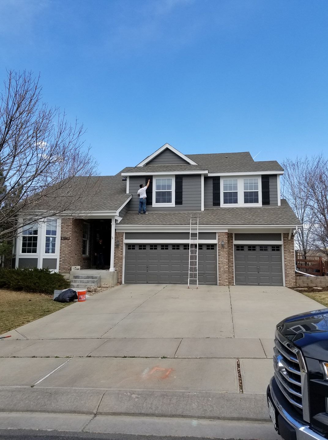 Exterior painting work by TradePro Painting